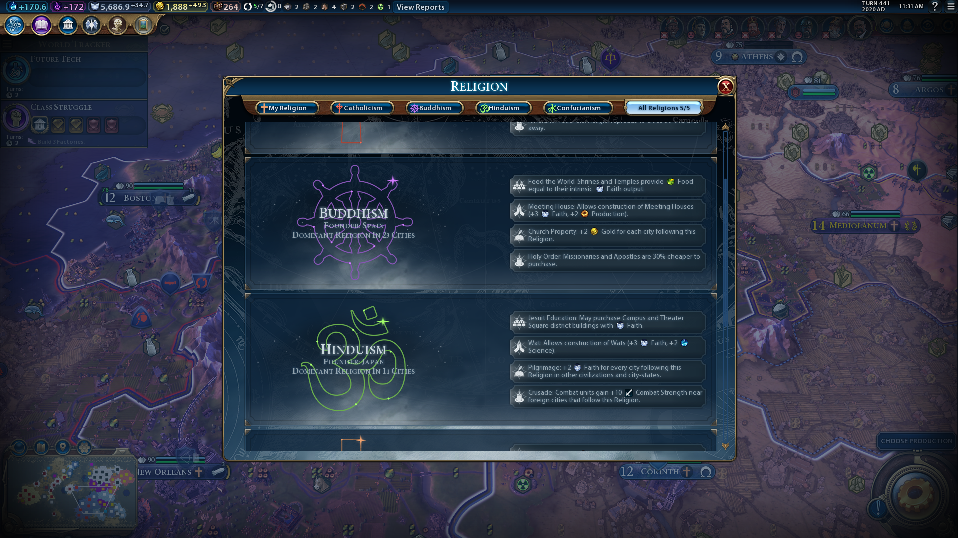 Civilization 6 Religion and Faith explained how to earn Faith, found